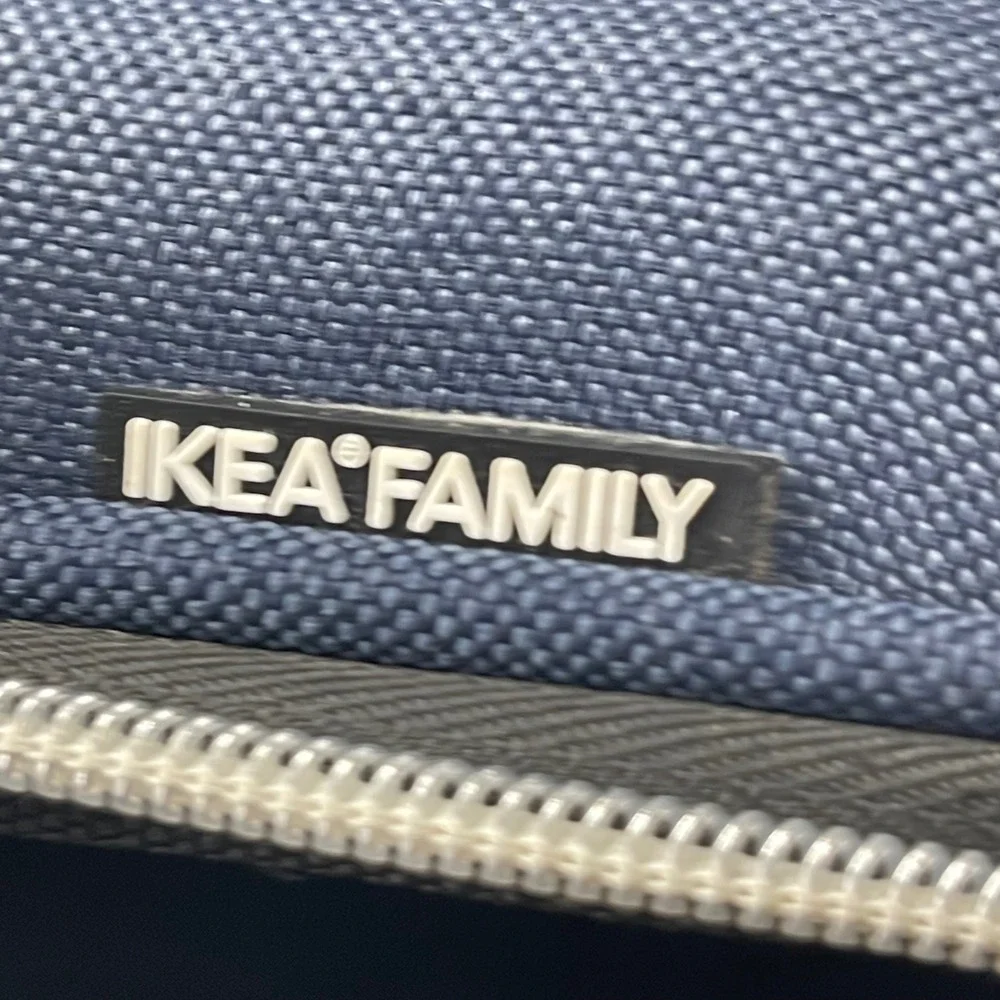 IKEA 702.100.52 Family UPPTÄCKA Briefcase navy blue hard-molded style laptop bag